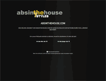 Tablet Screenshot of absinthehouse.com